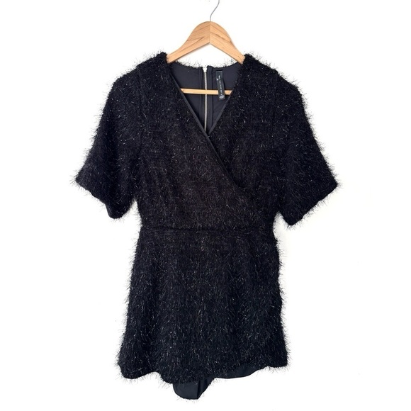 Smash + Tess x Hilary Duff | The Tinsel Skorty Romper Black Size XS - Picture 7 of 11